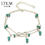 Infinite Turquoise Anklet & Foot Jewelry