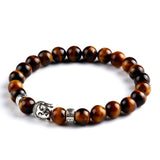 Tiger Eye Beads Charm Bracelets