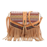 2017 Hot Sale Fashion Women Lady Fringe Weave Tassel Shoulder Messenger Cross Body Satchel Bag Sac A Main Bolsa Feminina Bags