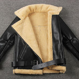 2018 Winter Woman Men Shearling Coats Faux Suede Leather Jackets Plus Size Loose Outerwear Pilot Thick Lamb Wool Coat W1397