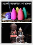 Incense Cones + Creative Burner with Little Buddha