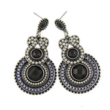 Antique Jewelry 2018 New Fashion Party Dresses Bohemia Style Enamel Beads Statement Drop Earrings Vintage Jewelry for Women