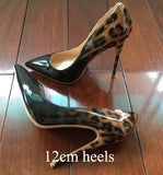 Craylorvans Top Quality Leopard Gradual Change Color Women Pumps Pointed Toe Thin High Heels 2018 New Fashion Luxury Women Shoes