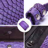 Fashion Cowhide Leather Day Clutch One Shoulder Cross-body Bag Small Crocodile Pattern Genuine Leather Clutch Chain Women's L172