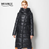 Fashionable Coat Jacket Women's Hooded Warm Parkas Bio Fluff Parka Coat Hight Quality Female MIEGOFCE New Winter Collection Hot