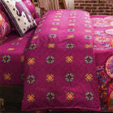 Reversible Boho Mandala Duvet Cover, Bed Sheet & Pillow Cases Set