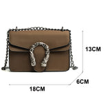 Tiptoegirls Fashion Women Bags New Design Girls' Shoulder Bags Diagonal Quality Leather Lady Handbags Vintage Chains Small Bag