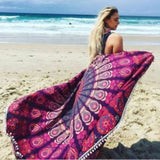 Boho Hippie Mandala Beach & Picnic Blanket