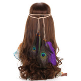 Boho Gyspy Feathers Hair Headband