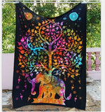 Home Furnishing Bohemian Mandala Tapestry Wall Hanging Sandy Beach Picnic Throw Rug Blanket Camping Tent Travel Sleeping Pad
