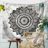 Mandala Indian Tapestry Wall Hanging Bohemian Beach Towel Polyester Thin Blanket Yoga Shawl Mat  Blanket