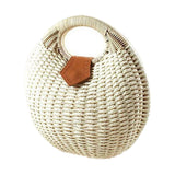 Snail's Nest Tote Handbag Summer Beach Bags Woman Straw Bags Women's Handbag Rattan Bag