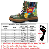 Socofy Bohemian Ankle Boots Women Shoes Genuine Leather Flower Vintage Zip Boots Winter Shoes Woman Casual Spring Autumn Botas