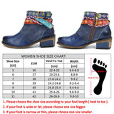 Socofy Genuine Leather Women Boots 2018 Vintage Bohemian Ankle Boots Women Shoes Zipper Low Heel Ladies Shoes Woman Autumn Boot