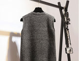 Sweater Vest With Stars And Tassel Women O-neck Pullover Solid Tank Sleeveless Autumn Winter Korean Fashion INS