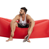 Fast Inflatable Air Bed/Sofa With Side Pocket