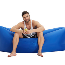 Fast Inflatable Air Bed/Sofa With Side Pocket