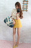 Vintage Lace Bow Designer Straw Bags Summer Travelling Causal Beach Totes Bag Rattan Woven Holiday Women Handbags L60