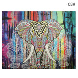 Elephant Mandala Wall Tapestry
