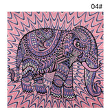 Elephant Mandala Wall Tapestry
