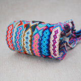 Yumfeel Bohemian Thread Bracelet Retro Handmade Boho Multicolor String Cord Woven Braided Hippie Friendship Bracelets Women Men