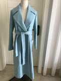 casaco feminino 2018 UK Women Plus size Autumn Winter Cassic Simple Wool Maxi Long Coat Female Robe Outerwear manteau femme