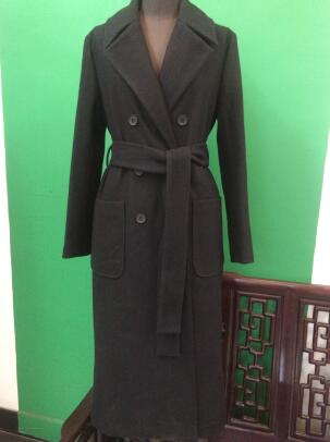 casaco feminino 2018 UK Women Plus size Autumn Winter Cassic Simple Wool Maxi Long Coat Female Robe Outerwear manteau femme