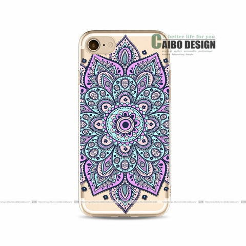 iPhone Mandala Phone Case for Apple iPhone 6 & 7 (All Sizes)