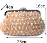 SEKUSA Clutch Female Diamonds Metal Hollow Out Style Women Evening Bags Alloy Mixed Color Chain Shoulder Purse Evening Bags