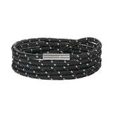 LIVVY 2018 Wholesale Black Bracelet Bohemian Rope Channel Jewelry Leather Bracelet Punk Casual Men's Jewelry