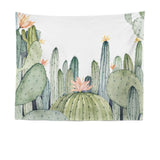 Drop Shipping Cactus Watercolor Hanging Wall Tapestries Mandala Bohemian Tapestry Landscape Wallpaper Wall Art Shawl Throw