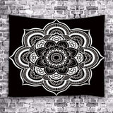 Indian Mandala Tapestry Tai Chi Wall Hanging Tapestries Hippie Bohemian Black Brown Decorative Wall Carpet Yoga Mats